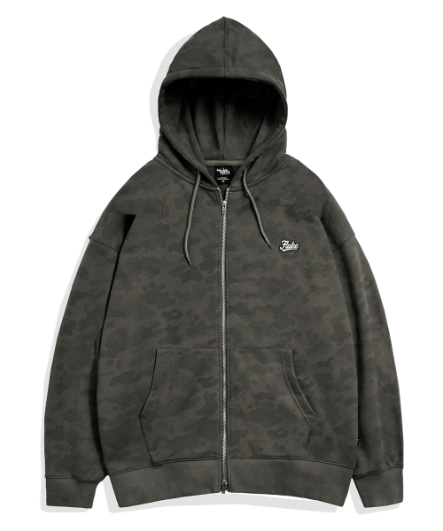Худи на молнии с камо-логотипом Urban Core Crew, Black FZT1033-Z