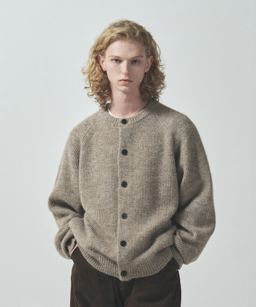 Кроп-кардиган из альпаки Fog: 4 COLORS