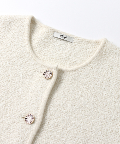 Женский кардиган-пиджак Preppy Medallion [Cream] (UB8GD50)