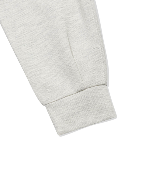 Solid Tone Polo Shirt (WHITE MELANGE)
