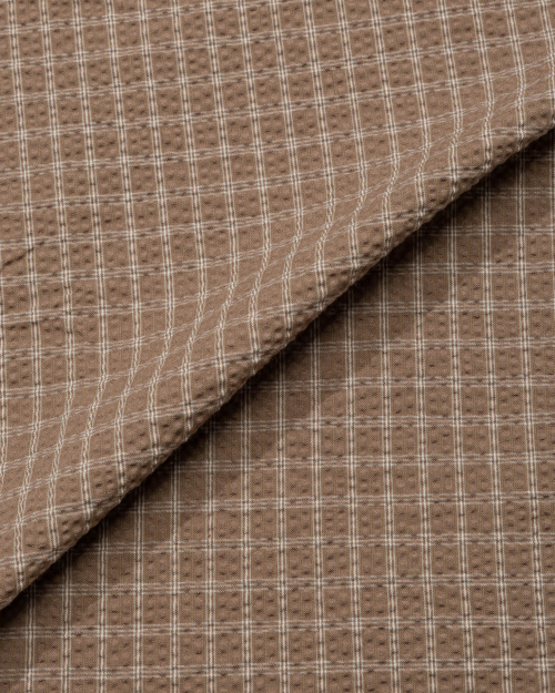 CHECKED LOUNGE PANTS (BEIGE)