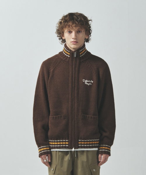 Кофта на молнии ковичан Youth Fragment - Brown