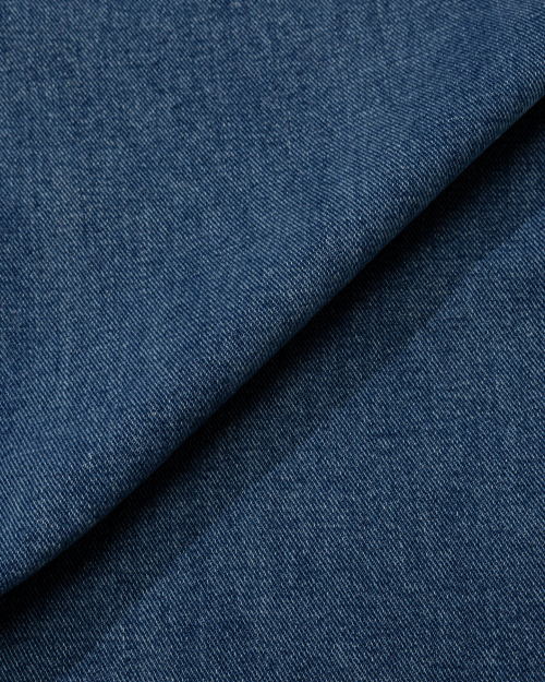 Fray Hem cut jeans (WASHED DEEP BLUE)