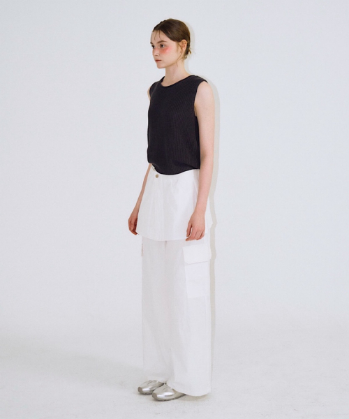 Overlay Cargo Pants - 2colors