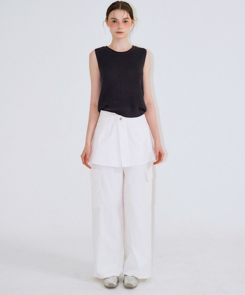 Overlay Cargo Pants - 2colors