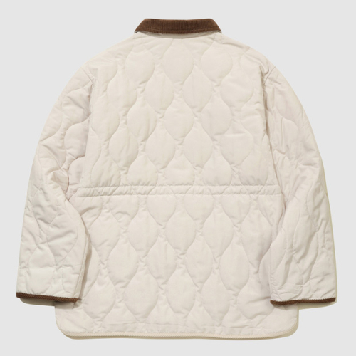 Женская куртка с воротником средней длины Beige (UQ322CPJ94)