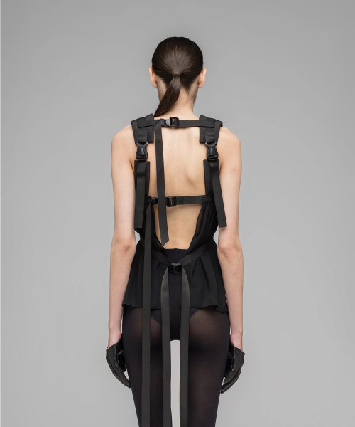 (W) Топ BACKPACK TOP BLACK