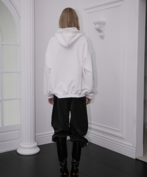 Dot Heart Hoodie [Ivory]