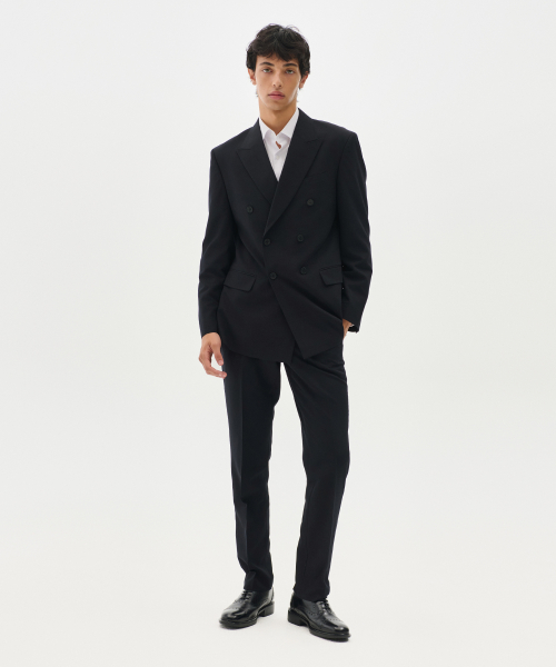 Core Double Breasted Regular Set-Up Suit Blazer