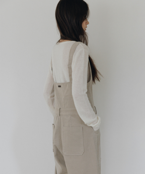 Buddy corduroy overall (beige)