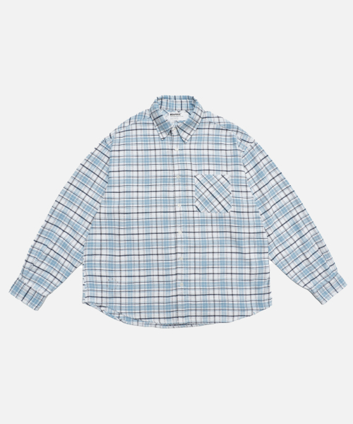 Plaid Cotton Shirt_2color