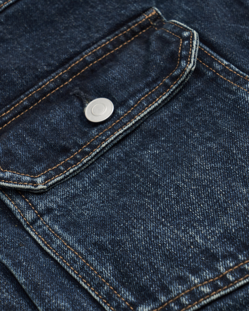 Dark Washing Type2 Trucker Denim Jacket_Indigo