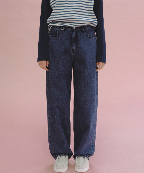 Smokie wide denim (denim pink)