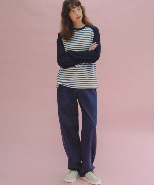 Smokie wide denim (denim pink)