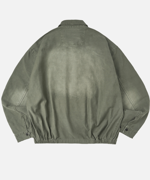 Vintage Washed Jacket_Khaki