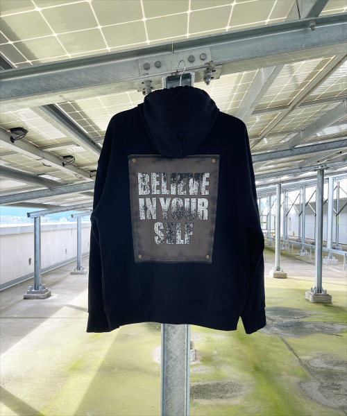 Худи с графическим патчем BELIEVE IN YOURSELF (Black)