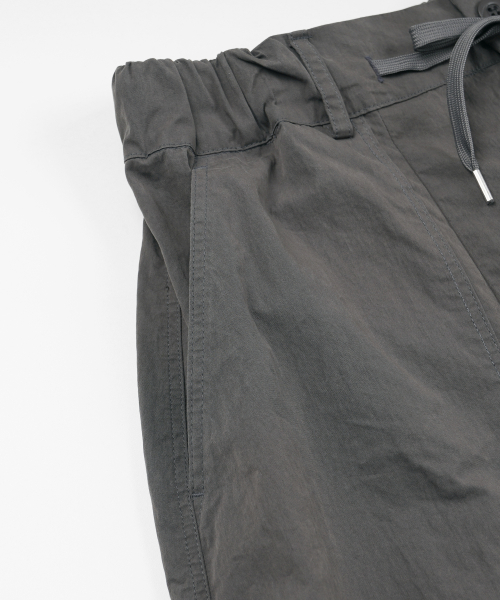FOLD FATIGUE WIDE PANTS _ CHARCOAL