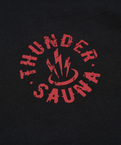 THUNDER SAUNA SIGNBOARD SWEATSHIRT _ BLACK