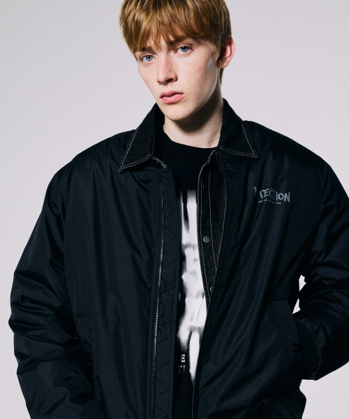 Стёганая лётная куртка Street Boy MQ1JU005_Charcoal