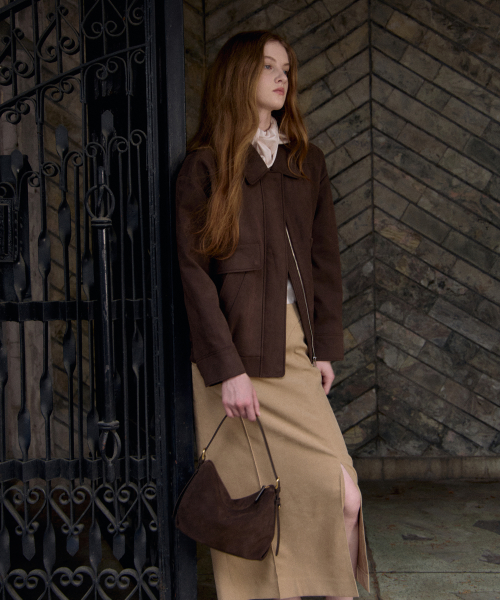 Pepe Suede Jumper DarkBrown