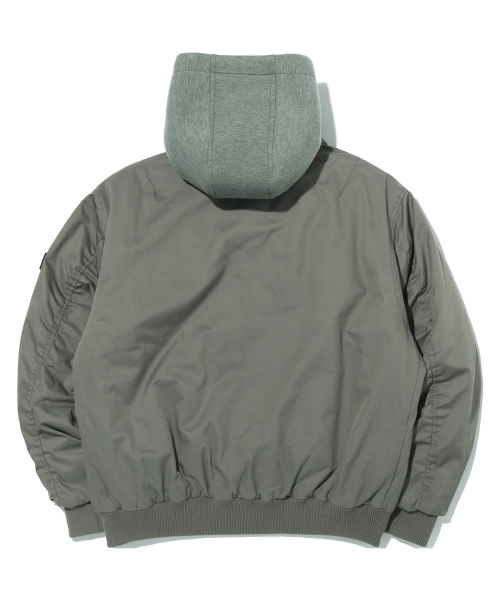Утепленный бомбер Direction MQ1JU010_KHAKI