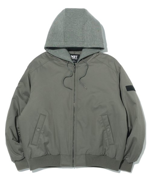 Утепленный бомбер Direction MQ1JU010_KHAKI