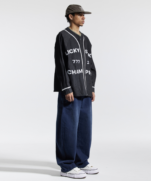 Бейсбольная куртка Lucky Strike Champion Black