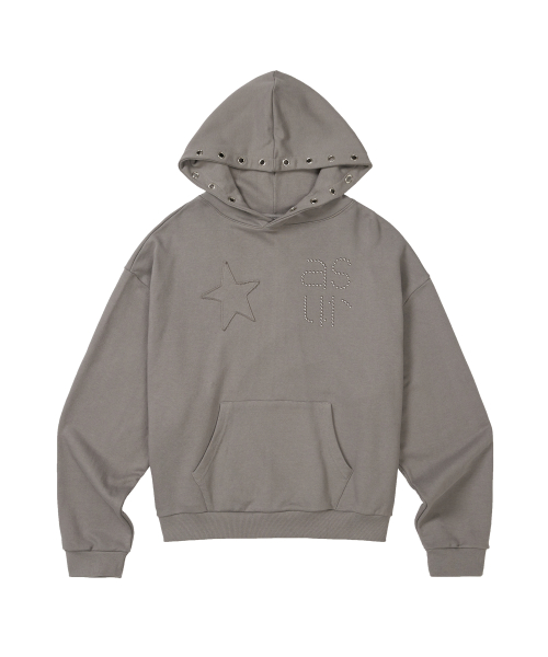 Худи Star Eyelet Dark Grey