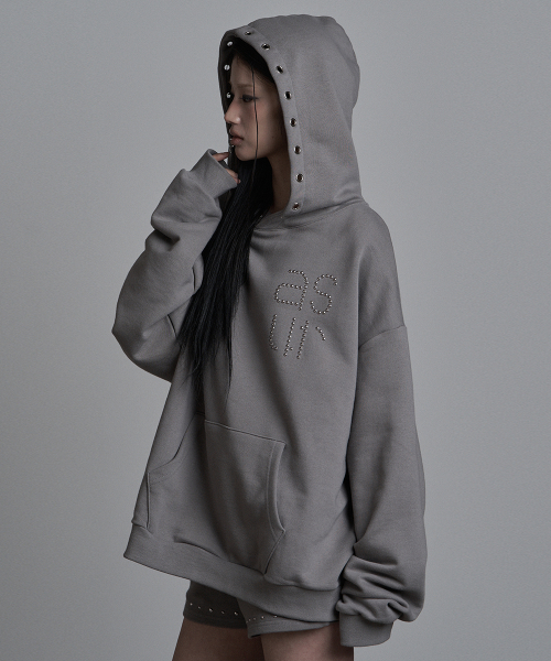 Худи Star Eyelet Dark Grey