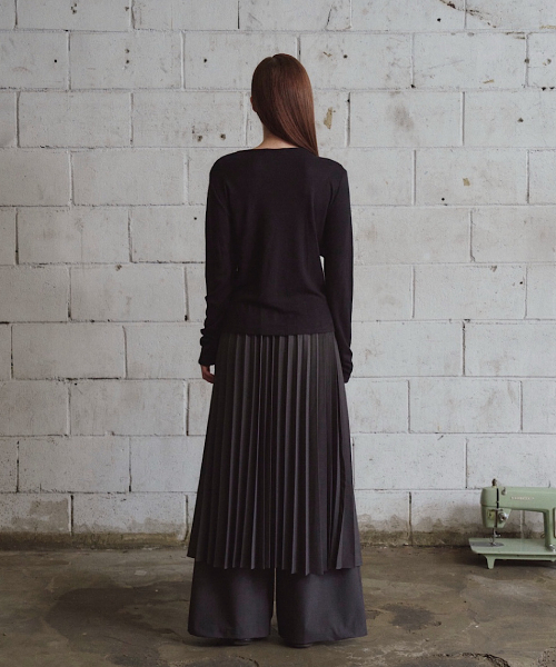 Pleats юбка штаны (2C)