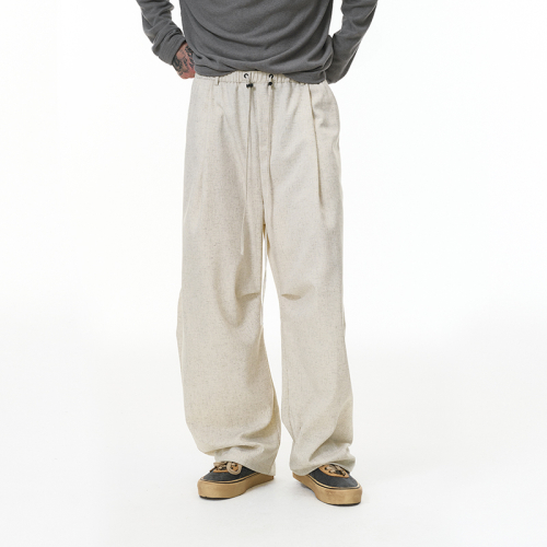 QB лён широкий Leg Pant