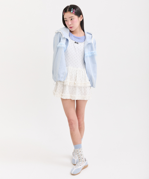 кружево frill jumper_blue