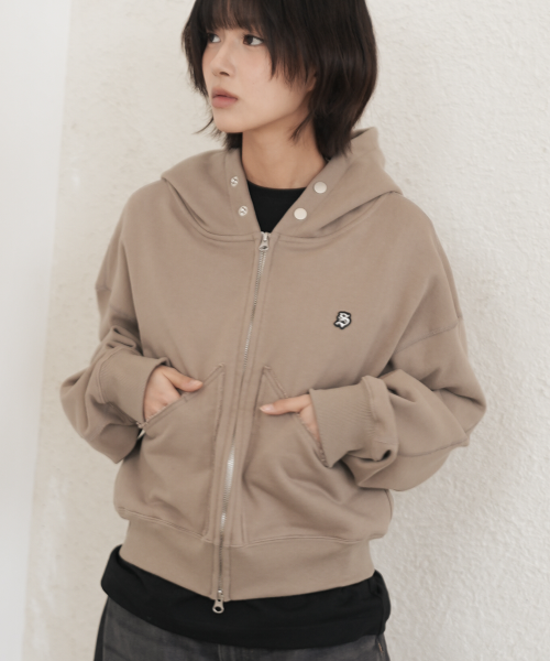 Худи на молнии Low Cut VTG MOCHA