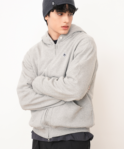 Худи на молнии Low Cut VTG MOCHA