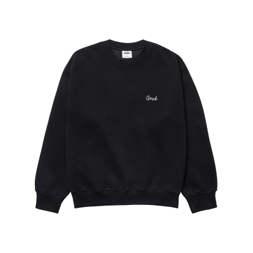 Свитшот с вышивкой small logo (Black)