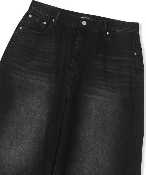 Широкие джинсы Vintage Sand (Deep Black)