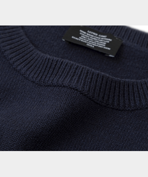 Базовый круглый джемпер Navy