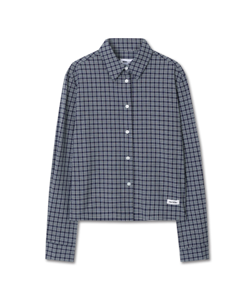 мягкий TOUCH CHECK SHIRTS темно-синий CHECK