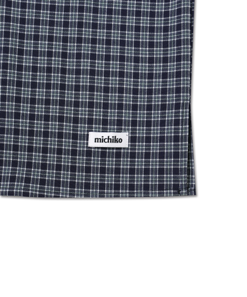 мягкий TOUCH CHECK SHIRTS темно-синий CHECK