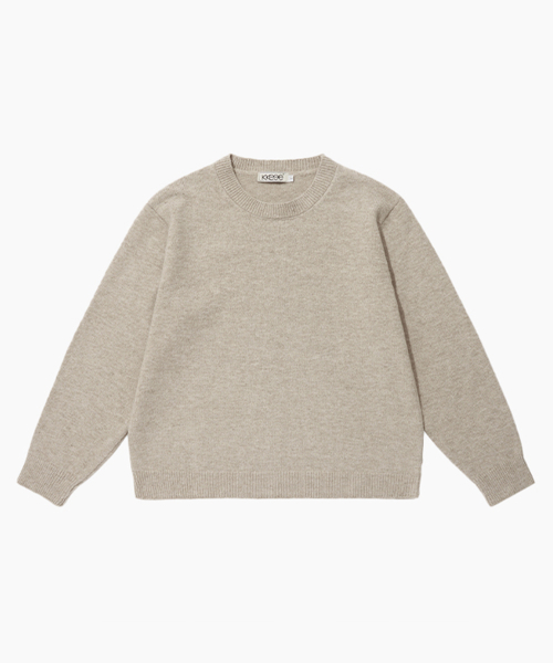 Круглый трикотажный джемпер All Day Poten (Green)