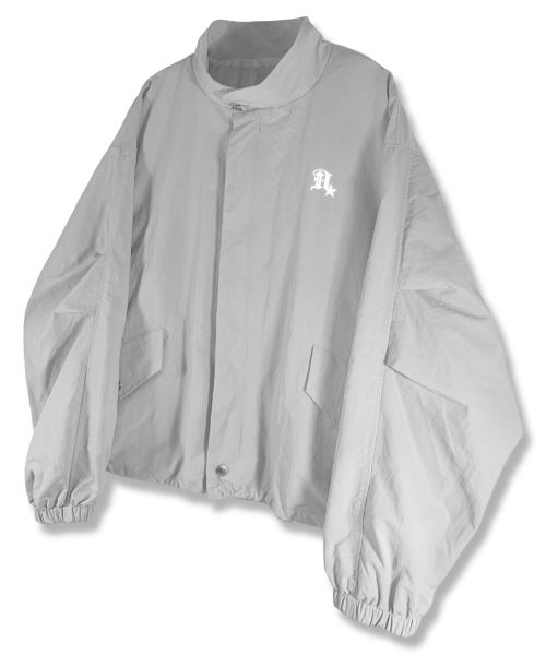 рукав принт Windbreaker Jacket_Gray