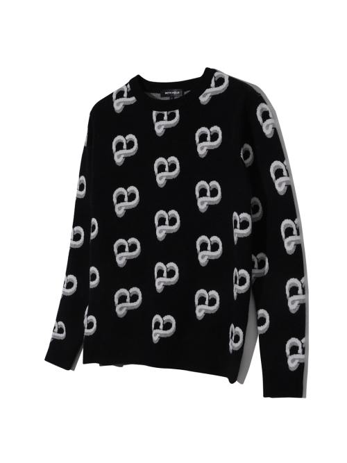Женский трикотажный топ из вискозы с логотипом [BLACK]