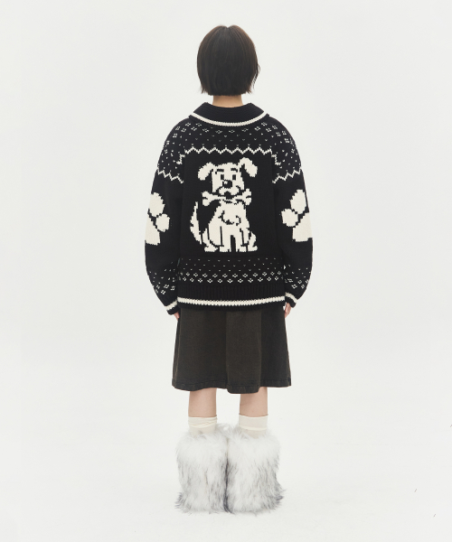 Кардиган ковичан Pooch [Black]