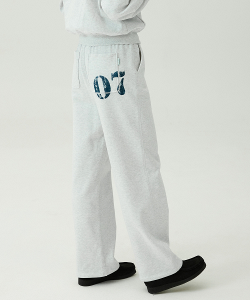 Утепленные широкие спортивные брюки 3208B Navy