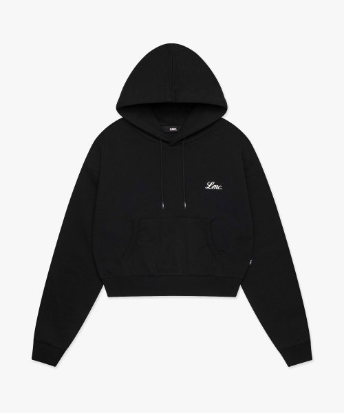 WM BACK LETTERING CROPPED худи чёрный