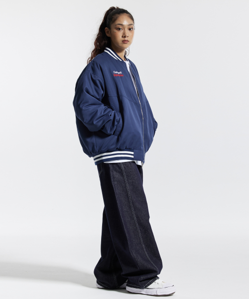 Стеганая бейсбольная куртка CRSDL Navy