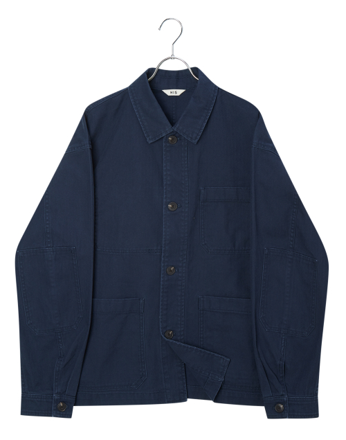 Рабочая куртка в елочку Navy