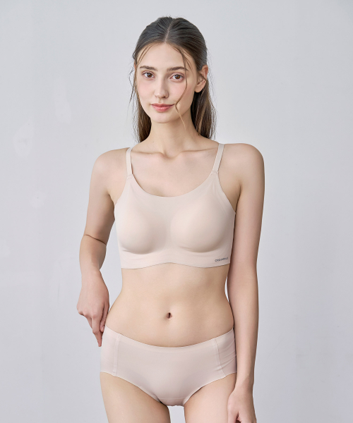 [2PACK] Бра на бретелях со встроенными чашками из нейлона и модала