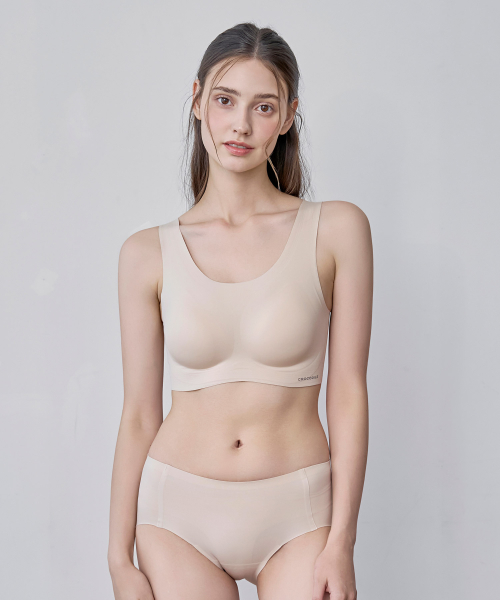 [2PACK] Мягкий бюстгальтер U-neck из нейлона и модала с чашками