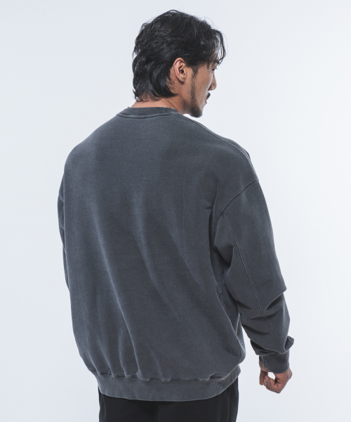 Оверсайз свитшот P2457 Garment Dyeing [Charcoal]